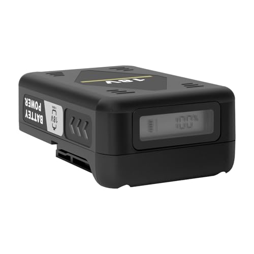 Remate 4,0 Ah für Kärcher Akku 18 V/4,0 Ah mit Schnellladegerät, Li-Ionen, Ladezeit: Voll aufgeladen in 1,5 Stunden, Passend für alle Geräte mit 18 V Akku-Power-Plattform von Remate
