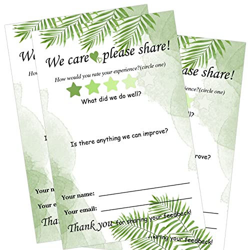 50 Stück Vorschlagsbox-Karten, Kommentarkarten, 10,2 x 15,2 cm, blanko, Vorschlagsformulare, Kundenbeschwerde und Feedback-Formulare, Hotelbedarf für kleine Unternehmen 50 Stück Vorschlagsbox-Karten, Kommentarkarten, 10,2 x 15,2 cm, blanko, Vorschlagsformulare, Kundenbeschwerde und Feedback-Formulare, Hotelbedarf für kleine Unternehmen von Remerabel