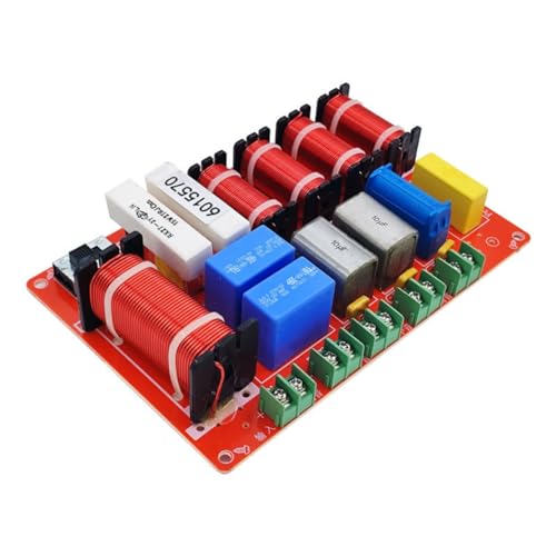 Remingtape 1 Stück 4-Wege-Crossover-Filter, Eingebauter Versicherungsschutz für Höhen, ABS-Material mit Ausgezeichneter Wärmeableitung, 300W HiFi-Trennfilter Remingtape 1 Stück 4-Wege-Crossover-Filter, Eingebauter Versicherungsschutz für Höhen, ABS-Material mit Ausgezeichneter Wärmeableitung, 300W HiFi-Trennfilter von Remingtape