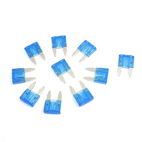 Remingtape 10 Stueck ATC Mini Blade Sicherungen KFZ Sicherung Flachsicherung 15A, Blau von Remingtape