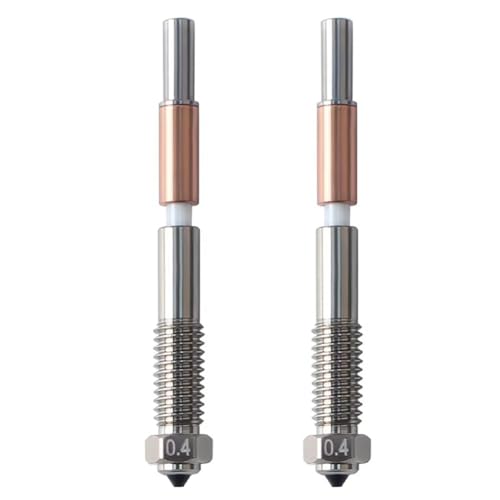 Remingtape 2 Stück für QIDI Plus4 Bimetalldüse, Schnellentfernung, Keramikisolierung, Integration, 0,4 mm Düsen, Hohe Temperaturbeständigkeit Remingtape 2 Stück für QIDI Plus4 Bimetalldüse, Schnellentfernung, Keramikisolierung, Integration, 0,4 mm Düsen, Hohe Temperaturbeständigkeit von Remingtape