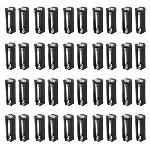 Remingtape 40 Stueck Schwarzer Batteriehalter Fuer 3 X 1,5 V AAA Batterien Taschenlampen Fackel Remingtape 40 Stueck Schwarzer Batteriehalter Fuer 3 X 1,5 V AAA Batterien Taschenlampen Fackel von Remingtape