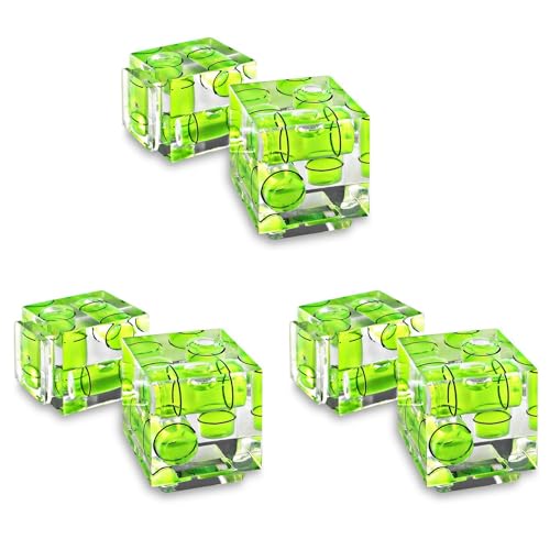 Remingtape Dreifach 3-Achsen HeißEr Schuh Blase Wasser Waage Kompatibel für DSLR Kamera (6 Packungen) von Remingtape