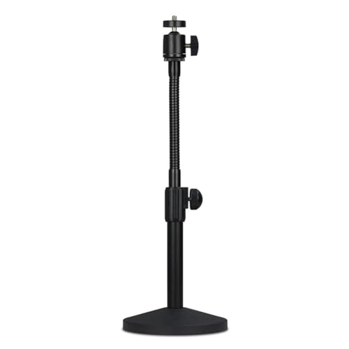 Remingtape Hose Desktop Webcam Stand, Verstellbares Metall-Desk-Tripod für Streaming mit Stabilem Montagefuß von Remingtape
