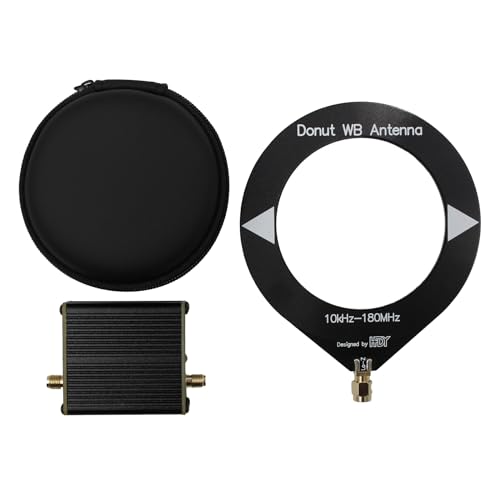 Remingtape Mini-Loop-Antenne, Verstärker mit Hoher Impedanz, 10 kHz–180 MHz, mit Konverter mit Niedriger Impedanz für Radio Walkie Talkie SDR, Einfache Installation Remingtape Mini-Loop-Antenne, Verstärker mit Hoher Impedanz, 10 kHz–180 MHz, mit Konverter mit Niedriger Impedanz für Radio Walkie Talkie SDR, Einfache Installation von Remingtape
