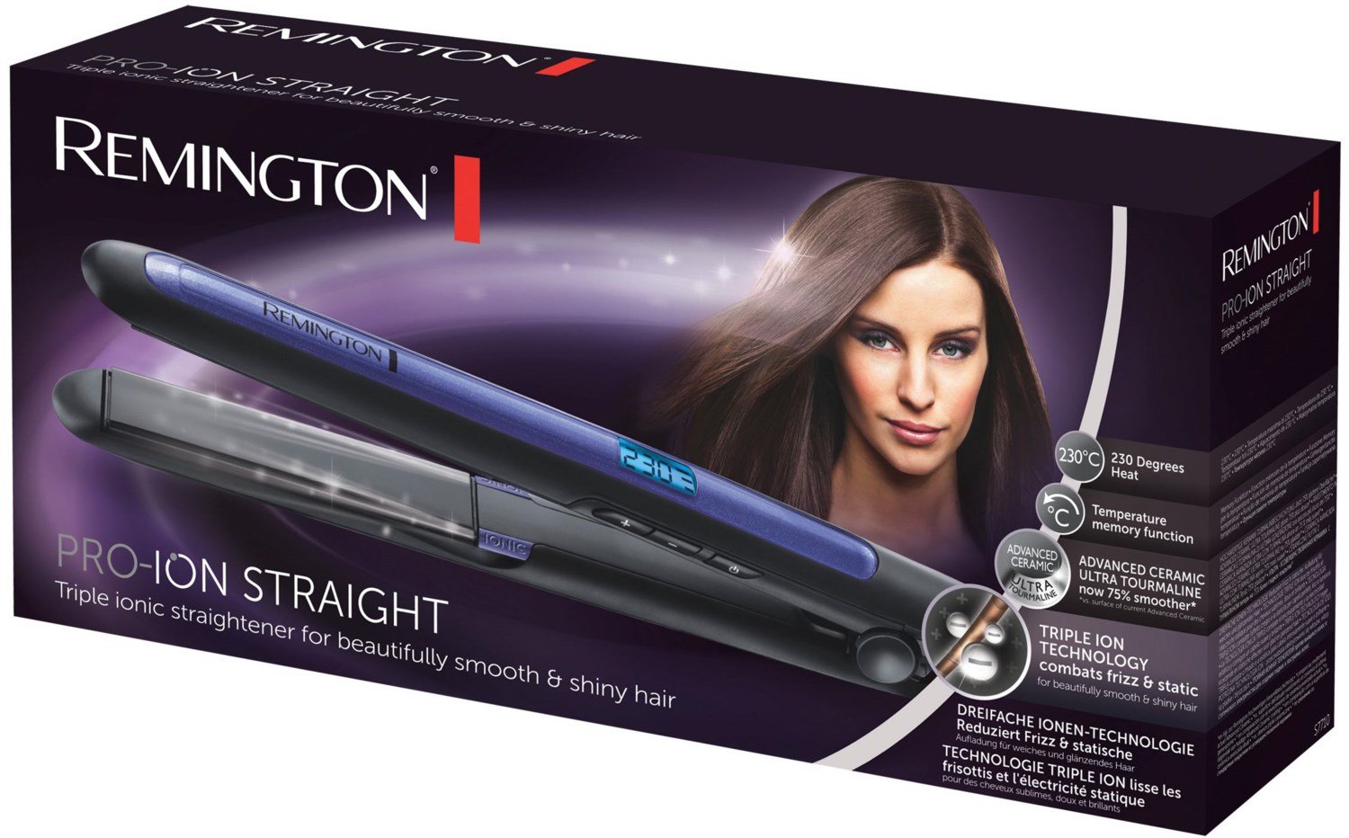 S 7710 Pro Ionic Haarglätter schwarz S 7710 Pro Ionic Haarglätter schwarz von Remington