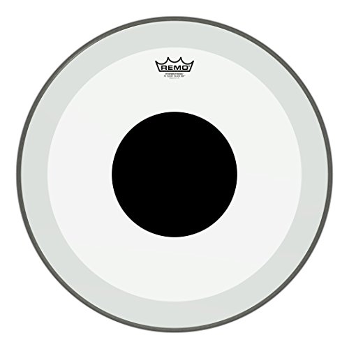 Powerstroke TPR P3 transparent schwarz dot Bass Scruggs – Top schwarz dot, 18 Powerstroke P3 Clear Black Dot Bass 20" von Remo