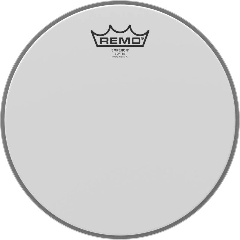 Remo BE-0110-00 Emperor 10 Zoll, aufgeraut, weiß von Remo