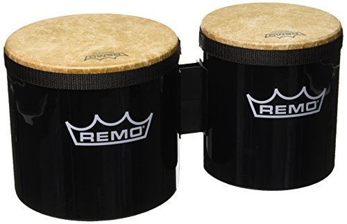 Remo BG-5300-70 Festival Bongo-Trommel, 15,2-17,8 cm, Schwarz von Remo