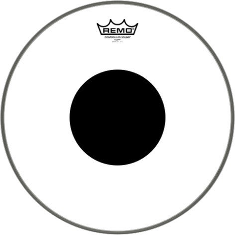 Remo CS-0314-10 Controlled Sound Clear Black Dot 14-inch Remo CS-0314-10 Controlled Sound Clear Black Dot 14-inch von Remo