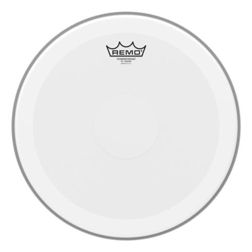 Remo P40114-C2 beschichtetes 35,6 cm Powerstroke 4 Schlagzeugfell - Clear Dot von Remo