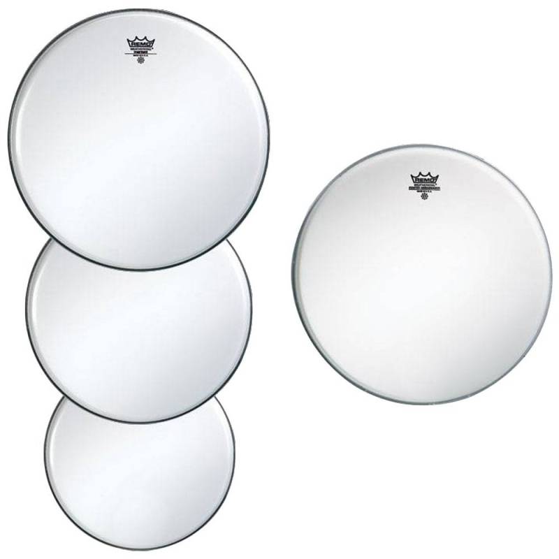 Remo PP-0110-BA Ambassador ProPack Drum-Fell-Set (10, 12, 14, 14 Zoll) von Remo