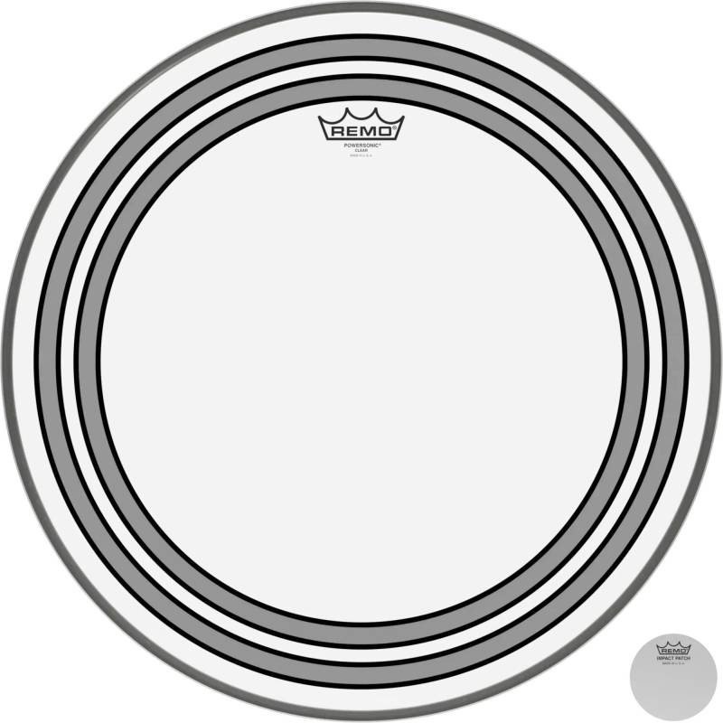 Remo PW-1320-00 Powersonic 20 Zoll, transparent von Remo