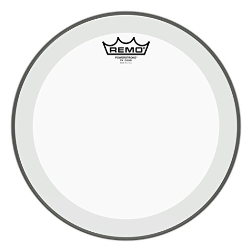 Remo Powerstroke® 4 Schlagzeugfell, transparent, 30,5 cm (12 Zoll) Durchmesser von Remo