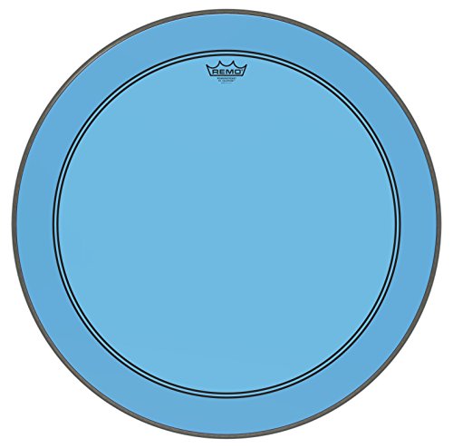 Remo Schlagzeugfell Colortone Powerstroke 3 clear Bass Drum 26" blau P3-1326-CT-BU von Remo