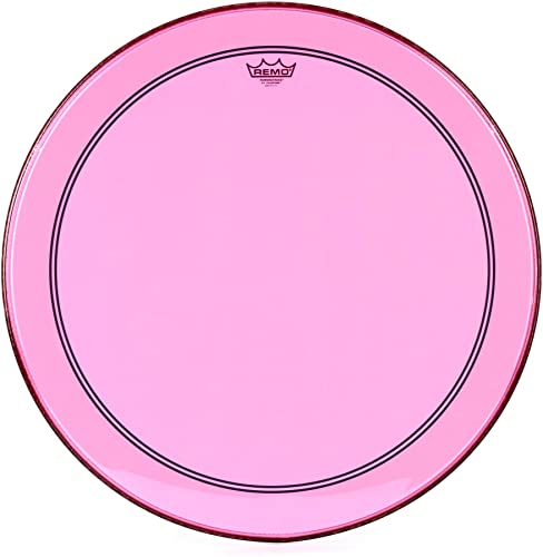 Remo Schlagzeugfell Colortone Powerstroke 3 clear Bass Drum 26" pink P3-1326-CT-PK Remo Schlagzeugfell Colortone Powerstroke 3 clear Bass Drum 26" pink P3-1326-CT-PK von Remo