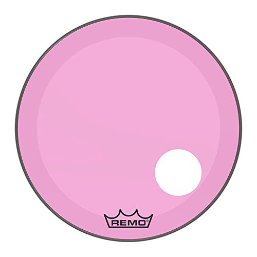 Remo Schlagzeugfell Colortone Powerstroke 3 clear ported 24" P3-1324-CT-PKOH pink Remo Schlagzeugfell Colortone Powerstroke 3 clear ported 24" P3-1324-CT-PKOH pink von Remo