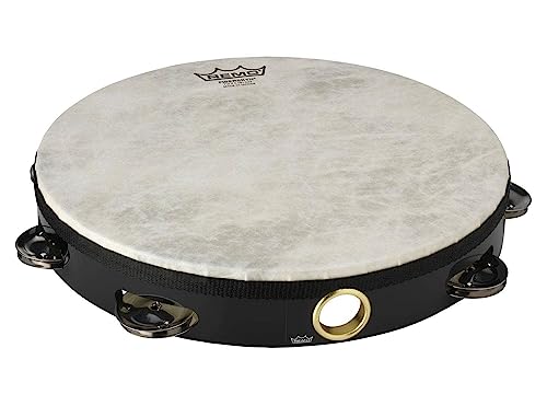 Remo TA-5110-70 Tambourine 25,4 cm (10 Zoll) schwarz von Remo