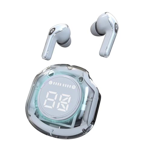 Remorui Bluetooth Kopfhörer, In Ear Kopfhörer Kabellos Bluetooth 5.0 Kabellose Kopfhörer, Noise Cancelling Wireless Earbuds, Wasserdicht Ohrhörer LED-Anzeige (F) von Remorui