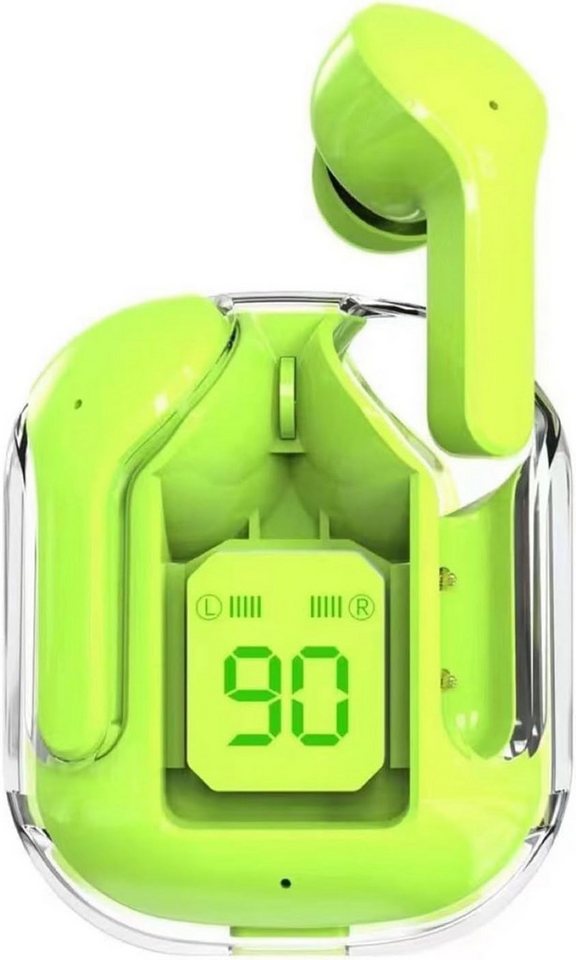 Remorui Ergonomisches Noise Cancelling Wasserdicht LED-Anzeige mit sattem Bass In-Ear-Kopfhörer (Komfortabler Sitz – Das ergonomische In-Ear-Design bietet maximalen Tragekomfort und stabilen Halt. Ideal für Sport, Freizeit und lange Nutzung ohne Druckgefühl oder unangenehmes Tragen., Bluetooth, Hervorragender Klang Dynamischer Sound innovative Rauschunterdrückung) von Remorui