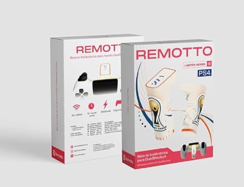 Remotto Battery Special Edition WORLDCUP - Ladegerät für kabellose PS4-Controller, +12 Stunden Laufzeit, tragbarer Akku, leicht zu transportieren, ohne Kabel, Spielen beim Laden - Lange Lebensdauer Remotto Battery Special Edition WORLDCUP - Ladegerät für kabellose PS4-Controller, +12 Stunden Laufzeit, tragbarer Akku, leicht zu transportieren, ohne Kabel, Spielen beim Laden - Lange Lebensdauer von Remotto
