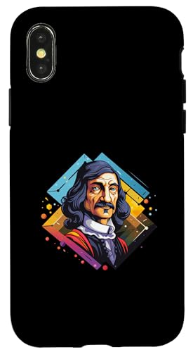 Ren Descartes 80er Retro Hülle für iPhone X/XS Ren Descartes 80er Retro Hülle für iPhone X/XS von Ren Descartes Art Style Designs For Philosophers