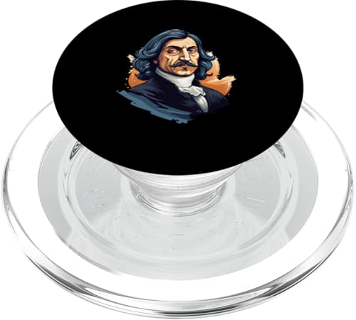 Ren Descartes 80er Retro PopSockets PopGrip für MagSafe Ren Descartes 80er Retro PopSockets PopGrip für MagSafe von Ren Descartes Art Style Designs For Philosophers