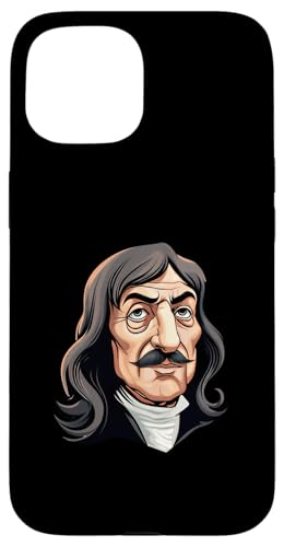 Ren Descartes Karikatur Hülle für iPhone 15 Ren Descartes Karikatur Hülle für iPhone 15 von Ren Descartes Art Style Designs For Philosophers
