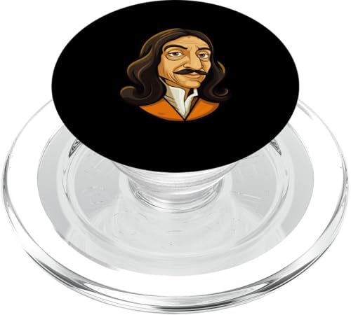 Ren Descartes Karikatur PopSockets PopGrip für MagSafe Ren Descartes Karikatur PopSockets PopGrip für MagSafe von Ren Descartes Art Style Designs For Philosophers
