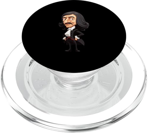 Ren Descartes Karikatur PopSockets PopGrip für MagSafe Ren Descartes Karikatur PopSockets PopGrip für MagSafe von Ren Descartes Art Style Designs For Philosophers
