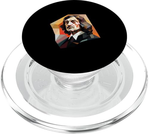 Ren Descartes Kubismus PopSockets PopGrip für MagSafe Ren Descartes Kubismus PopSockets PopGrip für MagSafe von Ren Descartes Art Style Designs For Philosophers