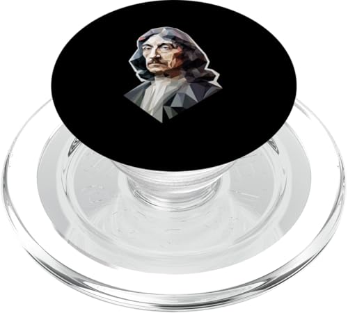 Ren Descartes Low Poly Art PopSockets PopGrip für MagSafe Ren Descartes Low Poly Art PopSockets PopGrip für MagSafe von Ren Descartes Art Style Designs For Philosophers