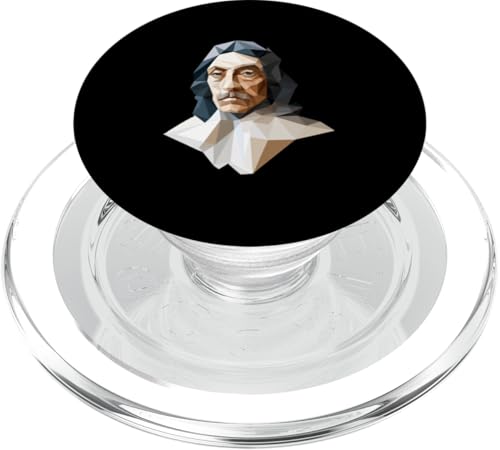 Ren Descartes Low Poly Art PopSockets PopGrip für MagSafe Ren Descartes Low Poly Art PopSockets PopGrip für MagSafe von Ren Descartes Art Style Designs For Philosophers