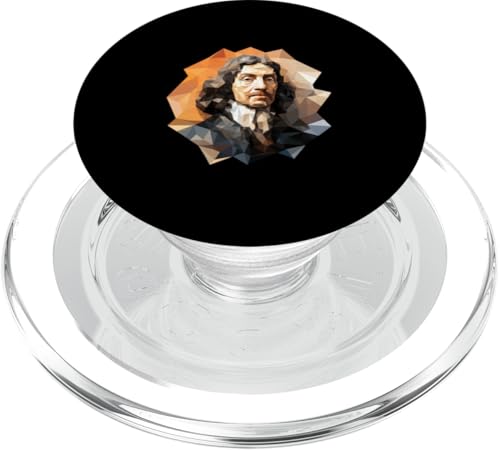 Ren Descartes Low Poly Art PopSockets PopGrip für MagSafe Ren Descartes Low Poly Art PopSockets PopGrip für MagSafe von Ren Descartes Art Style Designs For Philosophers