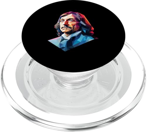 Ren Descartes Low Poly Art PopSockets PopGrip für MagSafe Ren Descartes Low Poly Art PopSockets PopGrip für MagSafe von Ren Descartes Art Style Designs For Philosophers