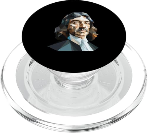 Ren Descartes Low Poly Art PopSockets PopGrip für MagSafe Ren Descartes Low Poly Art PopSockets PopGrip für MagSafe von Ren Descartes Art Style Designs For Philosophers