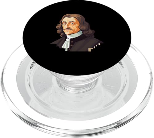 Ren Descartes Pixelkunst PopSockets PopGrip für MagSafe Ren Descartes Pixelkunst PopSockets PopGrip für MagSafe von Ren Descartes Art Style Designs For Philosophers