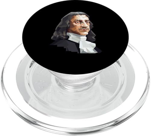 Ren Descartes Pixelkunst PopSockets PopGrip für MagSafe Ren Descartes Pixelkunst PopSockets PopGrip für MagSafe von Ren Descartes Art Style Designs For Philosophers