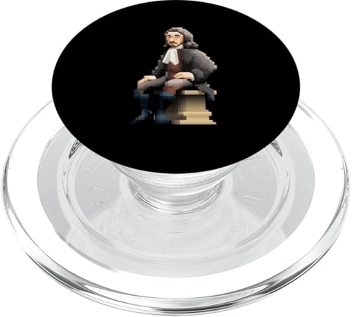 Ren Descartes Pixelkunst PopSockets PopGrip für MagSafe Ren Descartes Pixelkunst PopSockets PopGrip für MagSafe von Ren Descartes Art Style Designs For Philosophers