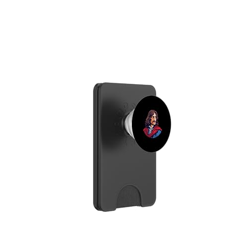 Ren Descartes als Superheld PopSockets PopWallet für MagSafe Ren Descartes als Superheld PopSockets PopWallet für MagSafe von Ren Descartes Art Style Designs For Philosophers