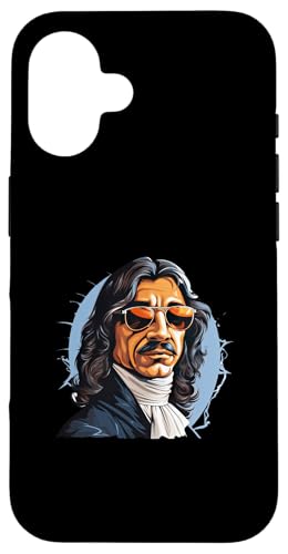 Ren Descartes mit Sonnenbrille Hülle für iPhone 16 Ren Descartes mit Sonnenbrille Hülle für iPhone 16 von Ren Descartes Art Style Designs For Philosophers