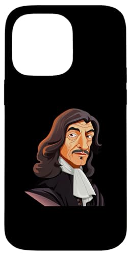 René Descartes Comic Hülle für iPhone 14 Pro Max von Ren Descartes Art Style Designs For Philosophers