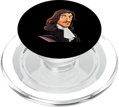 René Descartes Comic PopSockets PopGrip für MagSafe René Descartes Comic PopSockets PopGrip für MagSafe von Ren Descartes Art Style Designs For Philosophers