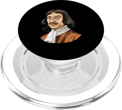 René Descartes Comic PopSockets PopGrip für MagSafe René Descartes Comic PopSockets PopGrip für MagSafe von Ren Descartes Art Style Designs For Philosophers