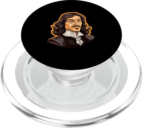 René Descartes Comic PopSockets PopGrip für MagSafe René Descartes Comic PopSockets PopGrip für MagSafe von Ren Descartes Art Style Designs For Philosophers