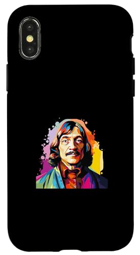 René Descartes Pop-Art Hülle für iPhone X/XS von Ren Descartes Art Style Designs For Philosophers