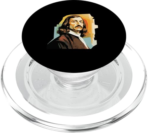 René Descartes Pop-Art PopSockets PopGrip für MagSafe René Descartes Pop-Art PopSockets PopGrip für MagSafe von Ren Descartes Art Style Designs For Philosophers