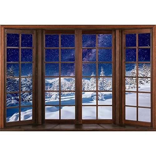 Renaiss 1.8x1.2m Fenster Schnee Szene Fotografie Hintergrund Holz Fensterbrett Wald Schnee Winter Vinyl Hintergrund Weihnachten Home Party Dekor Foto Video Requisiten Renaiss 1.8x1.2m Fenster Schnee Szene Fotografie Hintergrund Holz Fensterbrett Wald Schnee Winter Vinyl Hintergrund Weihnachten Home Party Dekor Foto Video Requisiten von Renaiss