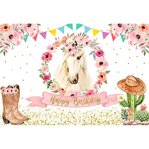 Renaiss 1.8x1.2m Happy Birthday Kulisse Cowgirl Western Pferd Rosa Floral Fotografie Hintergrund Mädchen Geburtstag Party Dekoration Kuchen Tisch Banner Vinyl Fotostudio Requisiten Renaiss 1.8x1.2m Happy Birthday Kulisse Cowgirl Western Pferd Rosa Floral Fotografie Hintergrund Mädchen Geburtstag Party Dekoration Kuchen Tisch Banner Vinyl Fotostudio Requisiten von Renaiss