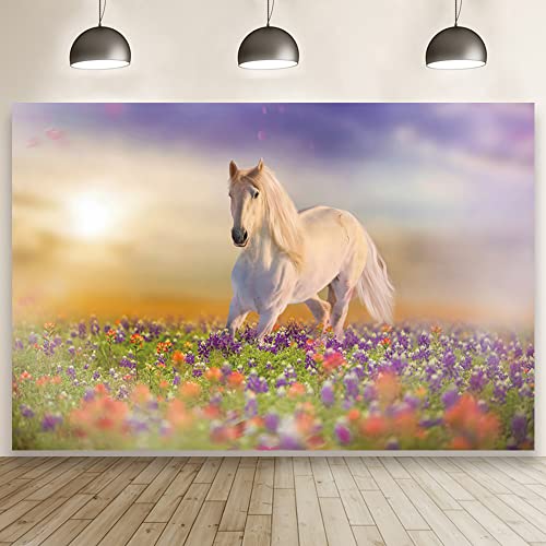 Renaiss 1.8x1.2m Weißes Pferd Fantasy Hintergrund Garten Farbige Blumen West Cowgirl Fotografie Hintergrund Thema Party Banner Kind Erwachsene Porträt Baby Dusche Vinyl Studio Requisiten Renaiss 1.8x1.2m Weißes Pferd Fantasy Hintergrund Garten Farbige Blumen West Cowgirl Fotografie Hintergrund Thema Party Banner Kind Erwachsene Porträt Baby Dusche Vinyl Studio Requisiten von Renaiss